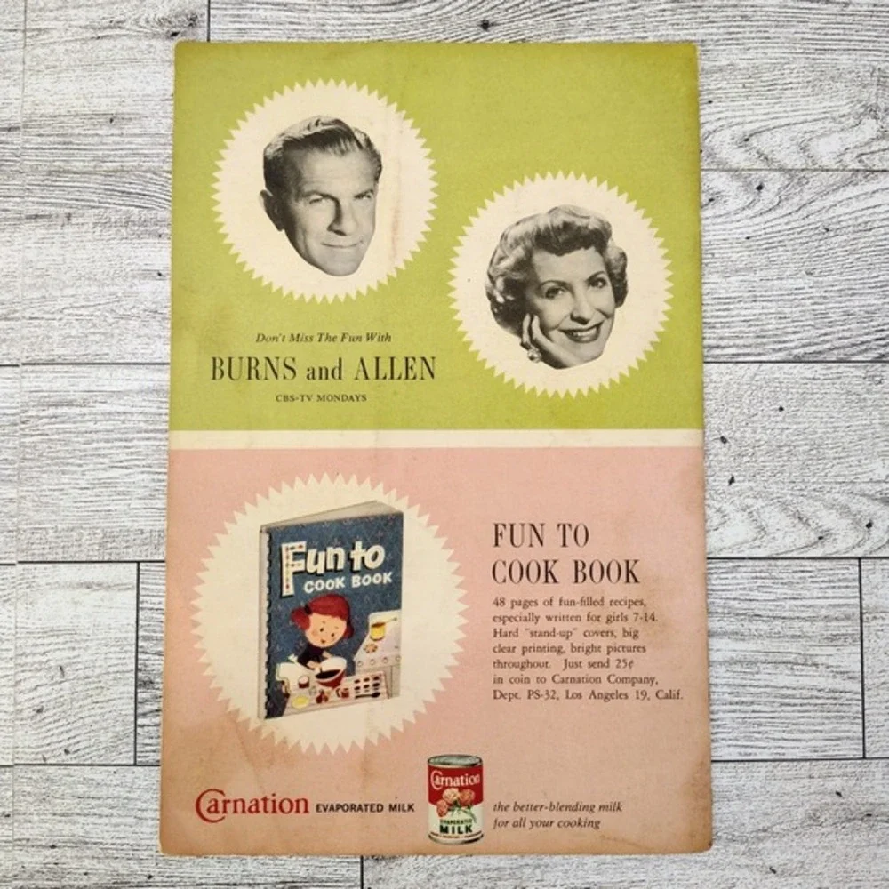 Party Sweets Mary‎ Blake 1957 Carnation Company Promo Booklet Vintage Recipes